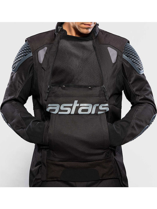 Alpinestars Halo Χειμερινό Ανδρικό Μπουφάν Μηχανής Αδιάβροχο Black/Black