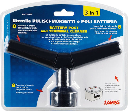 Lampa Четка за почистване на полюси на батерията на мотоциклет