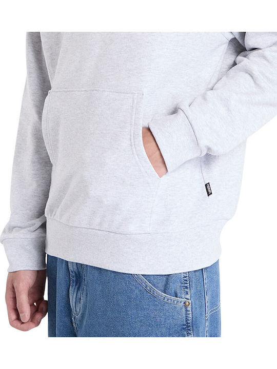 Left Chest Po Sweatshirt with Hood Grey