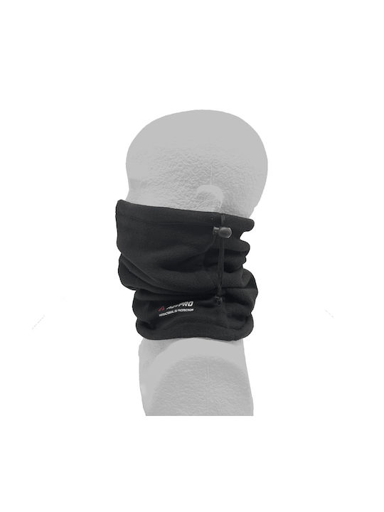 AGVpro Micro Warmer Περιλαίμιο Αναβάτη Μοτοσυκλέτας Fleece Μαύρο Χρώμα