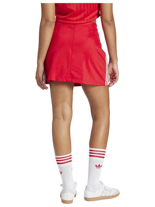 Adicolor 3-stripes С висока талия Мини Пола Betsca/white