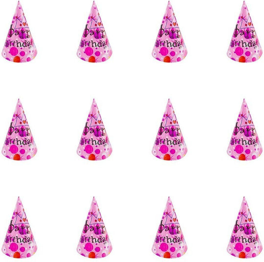 Pălărie De Petrecere Happy Birthday Înălțime 16 Cm Multicoloră