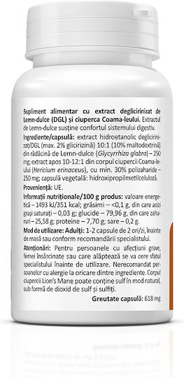 Zenyth GastriHelp 250mg 100gr 30 capace Natural - Natural