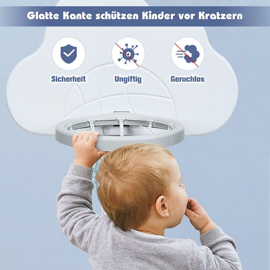 Costway Indoor & Outdoor Basketball Hoop with Stand & Ball