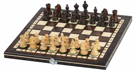Chess + Checkers 35x35cm Cherry