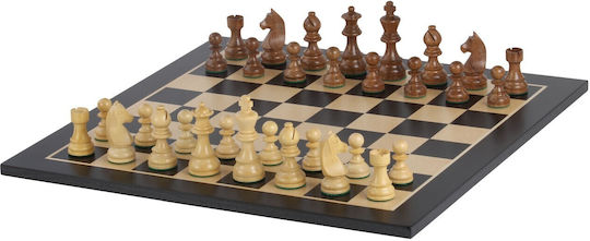 Tournament Chess Set No 5 50mm Board + Timeless German Knight 3.5" Pieces