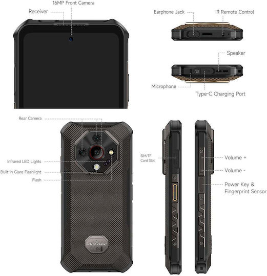 Ulefone Armor X16 Dual SIM (6GB/128GB) Resistant Smartphone Sand Dune