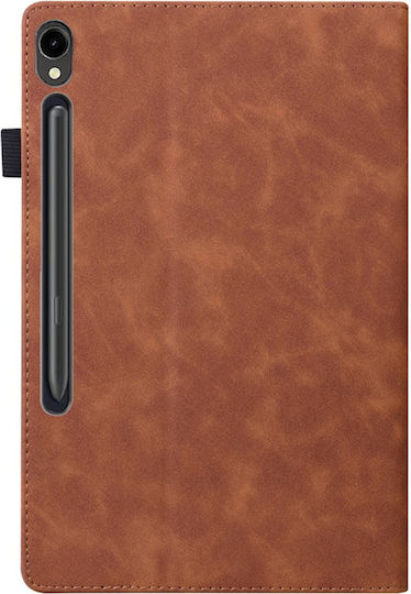 Flip Cover Brown (Samsung Galaxy Tab S10 FE+ Plus)