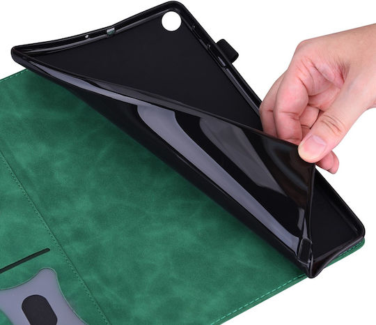 Flip Cover Ανθεκτική Πράσινη (Samsung Galaxy Tab S10 FE, S9 FE, S9, S8, S7)