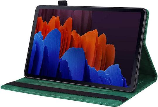 Flip Cover Ανθεκτική Πράσινη (Samsung Galaxy Tab S10 FE, S9 FE, S9, S8, S7)