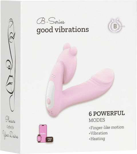Silicone Vibrator 3 Speeds 6 Frequencies Finger Function Heating and App Control