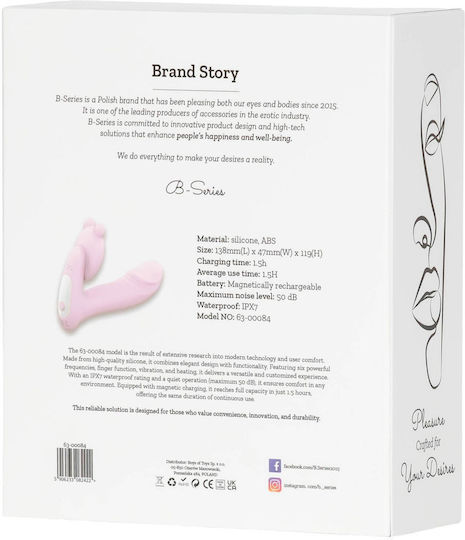 Silicone Vibrator 3 Speeds 6 Frequencies Finger Function Heating and App Control