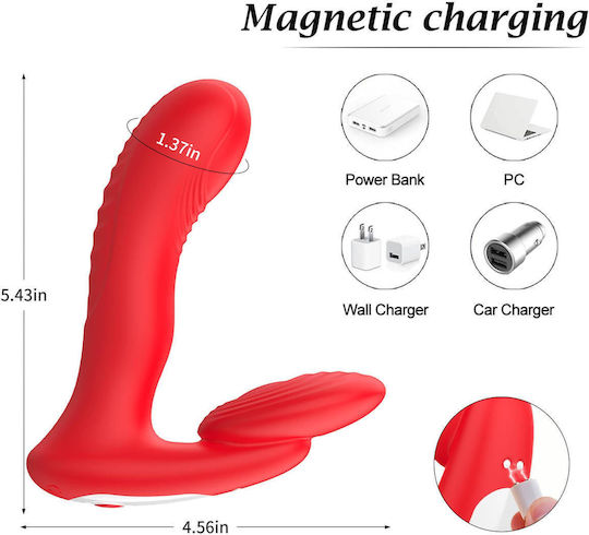 vibrator mit steuerung Quaige Bluetooth Vibrator APP-Steuerung per Smartphone Sexspielzeug  APP-Gesteuert mit 9 Vibrationsmodi Klitoris-Stimulator