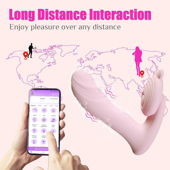 Silicone Vibrator 3 Speeds 6 Frequencies Finger Function Heating and App Control
