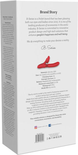 Silikon Vibrator 7 Leistungsstarke Modi Lecken Vorstoßende Erwärmung