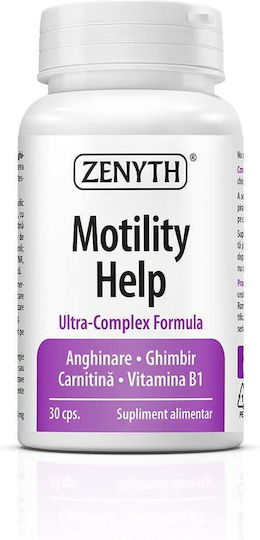 Zenyth Motility Help with Carnitine 350mg and Flavor Ginger 100gr 30 caps