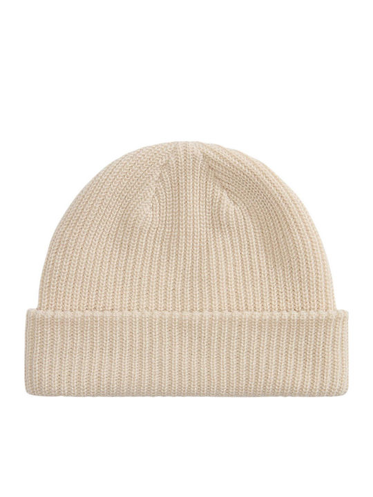 Core Basic Beanie Ανδρικός Σκούφος Πλεκτός σε Μπεζ χρώμα