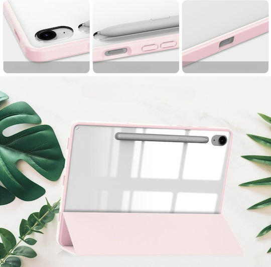 Smartcase Flip Cover Durabilă Roz (Samsung Galaxy Tab S10 FE+ Plus)