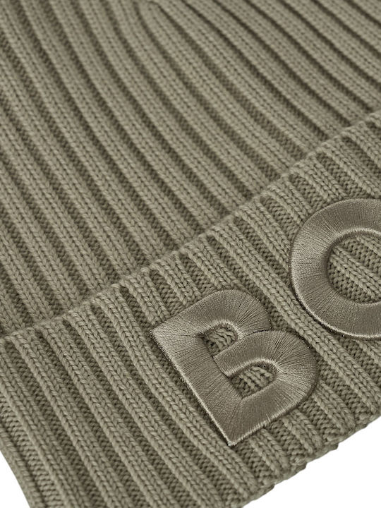 Beanie Beanie Knitted in Beige color