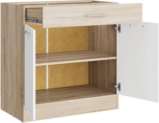 Sonoma Oak, White 80x46x82бр