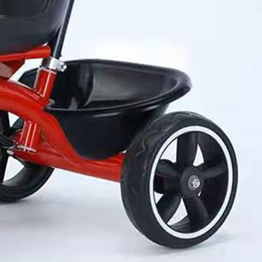 NBW Kids Tricycle with Parental Handle for 3+ Years Red