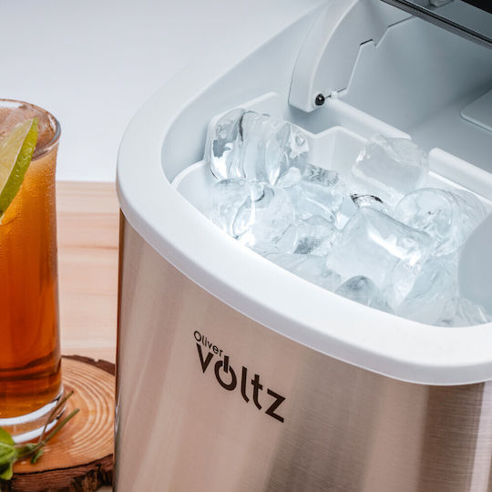 Voltz Ice Machine with Daily Production 12kg OV51447CS