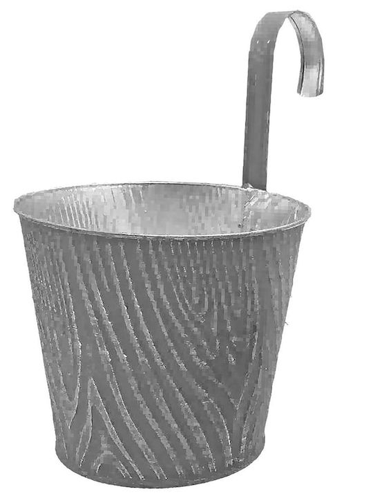 HOMie Hanging Planter Metal White 16x16x14cm.