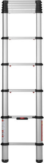 Telesteps Telescopic Ladder Aluminum 9 of Steps with Maximum Height 3m Eco Line 430494