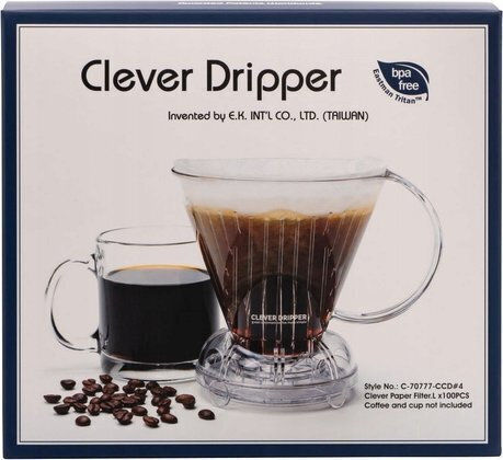 Clever Dripper Picurător de cafea Transparent