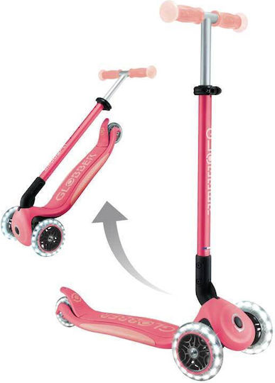 Globber Kinderroller Klappbar Elite 3-Rad Rosa