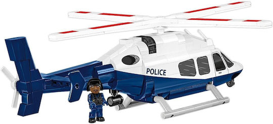 Cobi Action Town Bell 429 Police Building Blocks for 7+ Years 254 Pieces