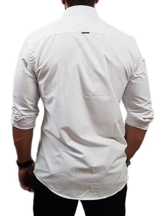 Vittorio Artist Cotton Shirt White
