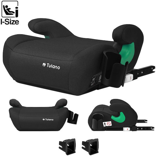 Tulano Cabby Καθισματάκι Αυτοκινήτου Booster i-Size με Isofix Μαύρο