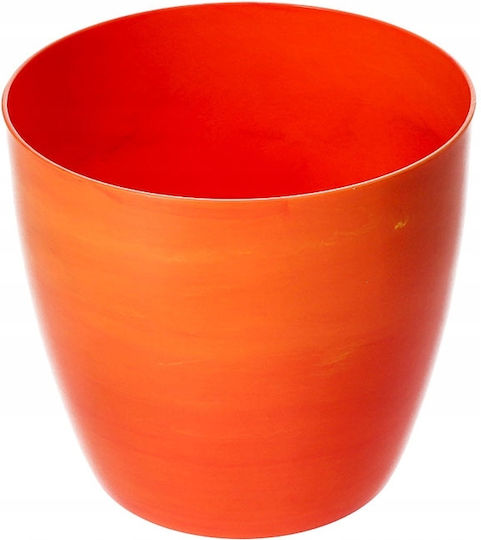 Kadax Pot Orange Marble 18cm.