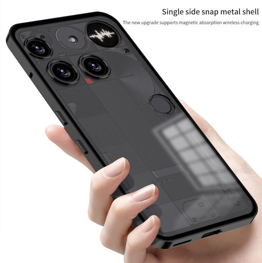 Aluminium Alloy Umschlag Rückseite Kunststoff Gray (Nothing Phone (3))