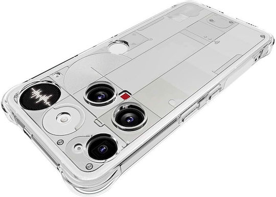 Wanlonfeng Wl Series Umschlag Rückseite Silikon Transparent (Nothing Phone (3))