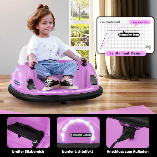 Kinder Auto Einsitzer mit Fernbedienung 12 Volt Rosa