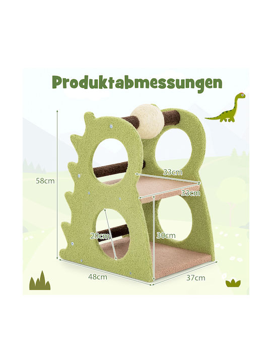 Costway Katzenbäume Grün