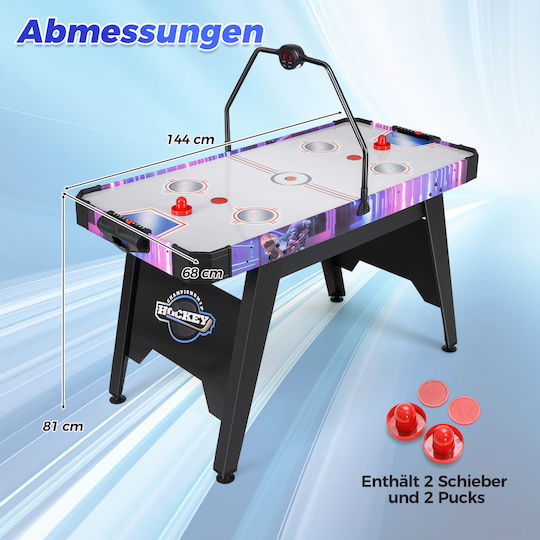 Costway Επιδαπέδιο Παιχνίδι Air Hockey Ξύλινο