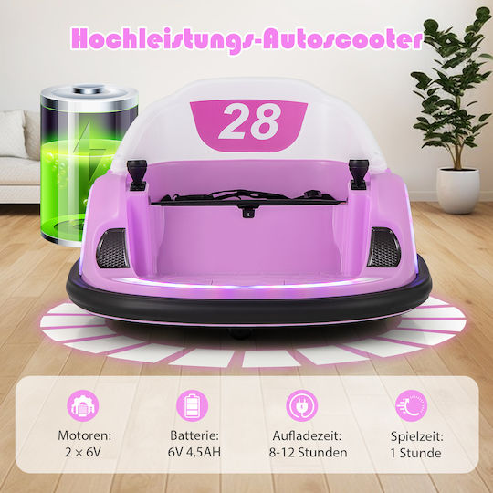 Kids Electric Car One-Seater with Remote Control 6 Volt Pink
