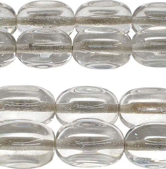 Roloi Komboloi Glass Worry Beads with 19 Beads Transparent 47cm