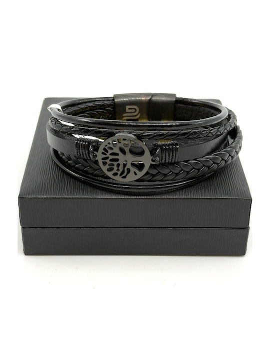 Legend Accessories Ανδρικό Βραχιόλι από Δέρμα