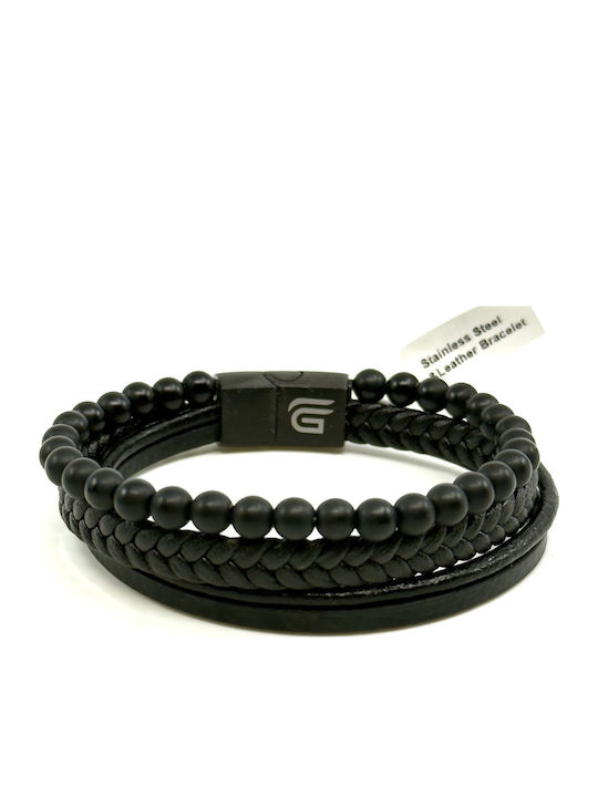 Legend Accessories Ανδρικό Βραχιόλι από Δέρμα