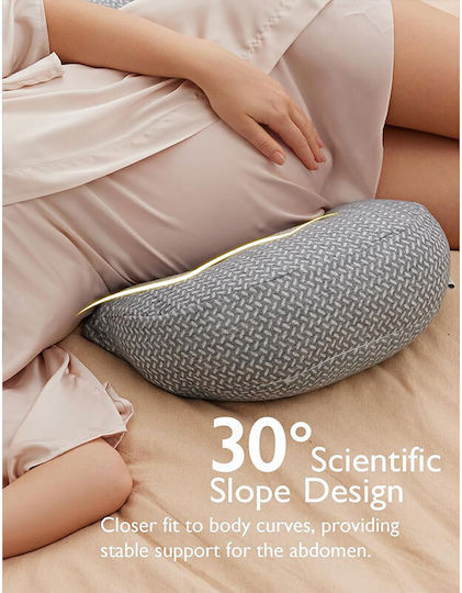 Momcozy Μαξιλάρι Εγκυμοσύνης & Θηλασμού Γκρι