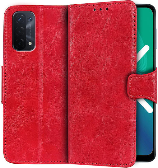 Erbord Wallet Δερμάτινο / Πλαστικό Κόκκινο (Oppo A54)