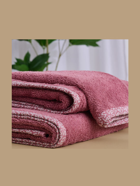 Cokitex Πετσέτα Χεριών Saluti 30x50εκ. Rose Apple Βάρους 600gr/m²