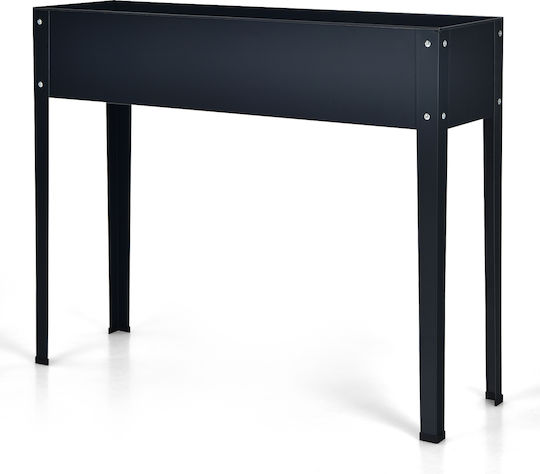 Costway Planter Box Metal Grey Shade Costway Planter Box Metal Grey Shade