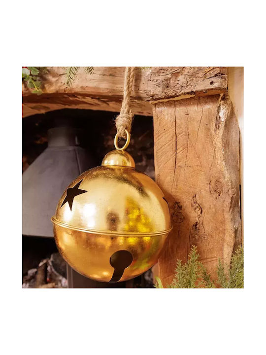 Hanging Bell Ornament Gold 30cm