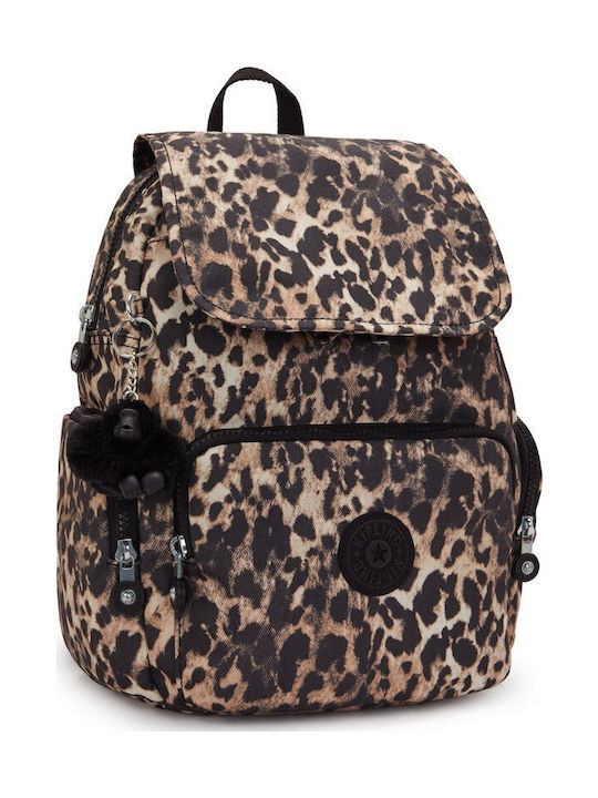 Kipling City Zip S Καφέ
