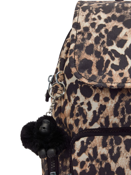 Kipling City Zip S Καφέ